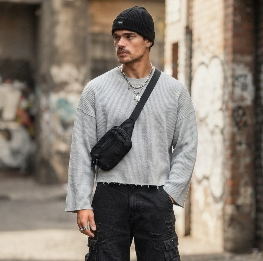 Boxy fit waffle size - premium look less price