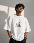 MONEY FOLLOWS BROTHAAA — Oversized Graphic T-Shirt