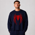 Spider-Man Boxy Fit Waffle Oversized T-Shirt | Premium Streetwear Sweatshirt